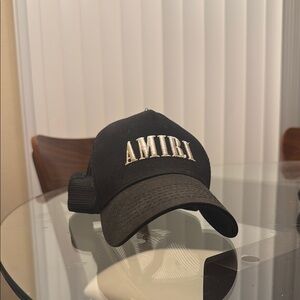 Amiri Black Cap